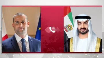 رئيس الدولة ورئيس وزراء مالطا يتبادلان وجهات النظر حول المستجدات الإقليمية